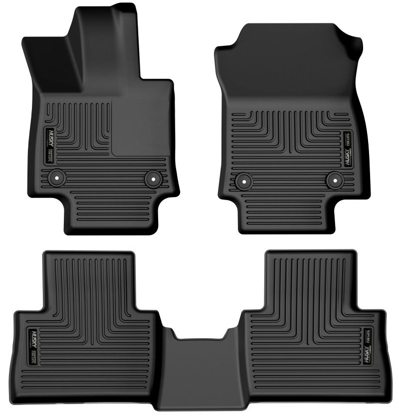 Husky Liners 95901 | 22-23 Lexus NX250/NX350 Weatherbeater Black Front & 2nd Seat Floor Liners