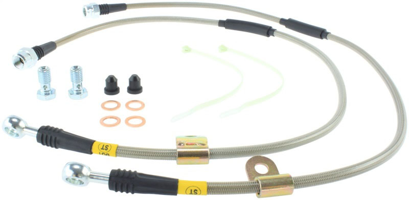 Stoptech 95066004 | StopTech 00-06 Suburban 2500 2WD / 03-06 4WD / 03-07 Hummer H2 Stainless Steel Front Brake Line Kit; 2003-2007