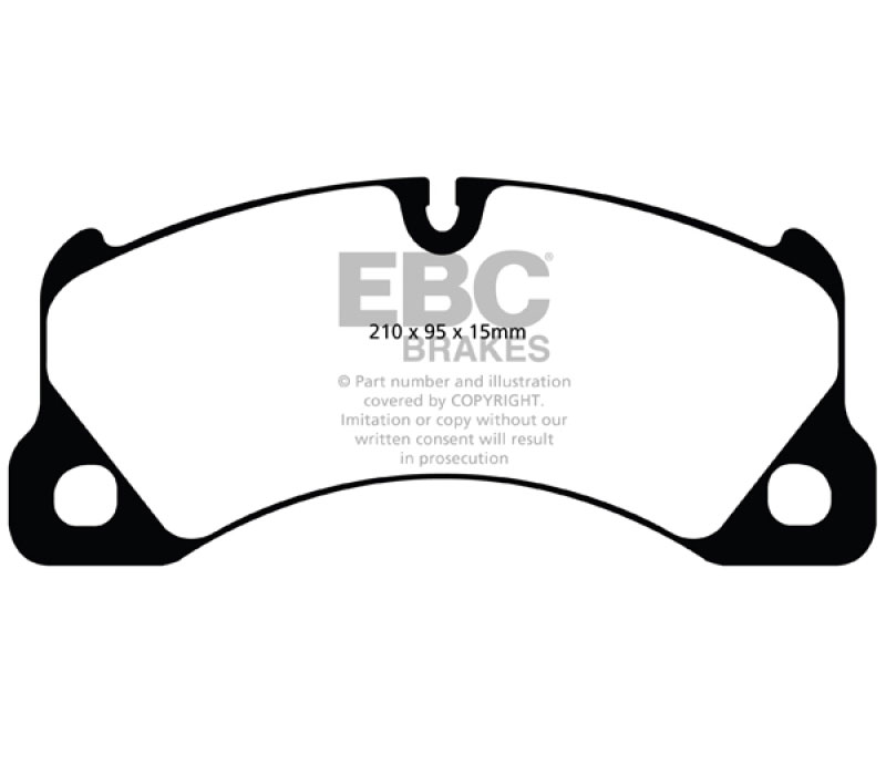 EBC dp51835ndx | 10+ Porsche Cayenne 3.0 Supercharged Hybrid Bluestuff Front Brake Pads; 2010-2023