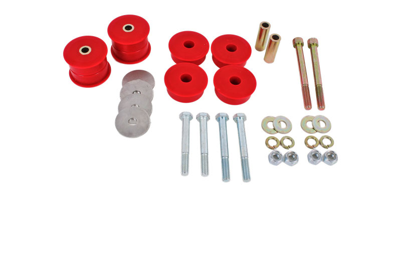 BMR Suspension bk049 | BMR 15-17 S550 Mustang Differential Bushing Kit (Polyurethane) - Red; 2015-2017