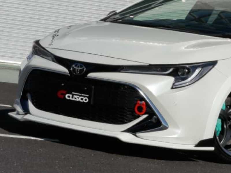 Cusco 1a9820f | 19+ Toyota Corolla Hatchback Front Lip Spoiler (Primer/Unpainted); 2019-2023