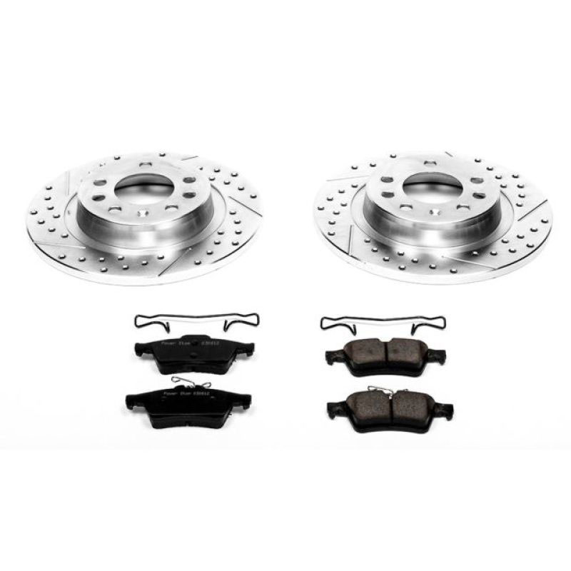 PowerStop k1436 | Power Stop 06-09 Pontiac Solstice Rear Z23 Evolution Sport Brake Kit; 2006-2009