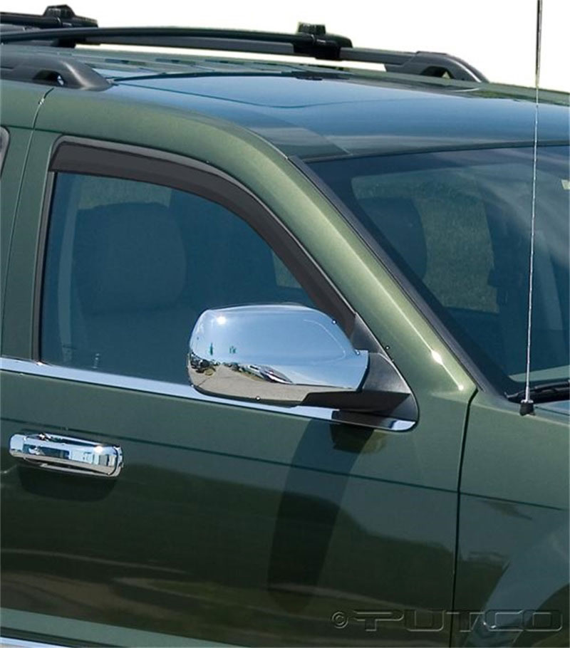 Putco 580225 | 05-10 Jeep Grand Cherokee (Front Only) Element Tinted Window Visors; 2005-2010