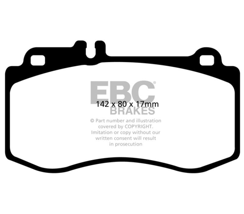 EBC dp31857c | 10+ Mercedes-Benz E350 3.5 AMG Sport Package Redstuff Front Brake Pads