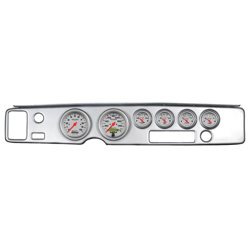 AutoMeter 7028-UL | Autometer Ultra-Lite 70-81 Firebird Dash Kit 6pc Tach / MPH / Fuel / Oil / WTMP / Volt; 1970-1981