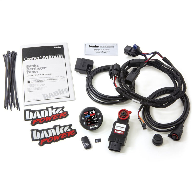 Banks Power 66793 | 17-19 GM 2500 6.6L L5P Derringer Tuner (Gen 2) w/ 1.8in iDash DataMonster; 2017-2019