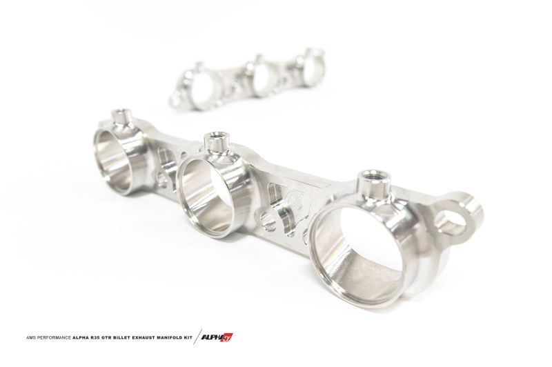 AMS alp071400151 | Performance 2009+ Nissan R35 GT-R Billet Exhaust Manifold Flange Kit; 2009-2023