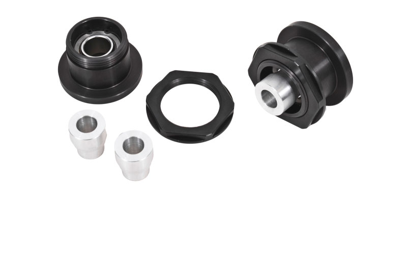 BMR Suspension bk074 | BMR 79-04 SN95 Mustang 8.8in Differential Bearing Kit (Spherical Bearings) - Black Anodized; 1979-2004