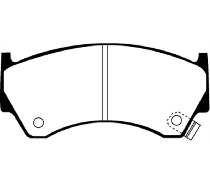 EBC ud668 | 95-97 Nissan Sentra 1.6 Ultimax2 Front Brake Pads; 1995-1997