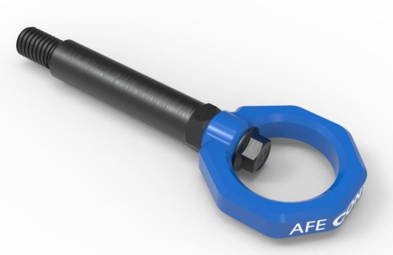 aFe 450-502002-l | Control Rear Tow Hook Blue BMW F-Chassis 2/3/4/M