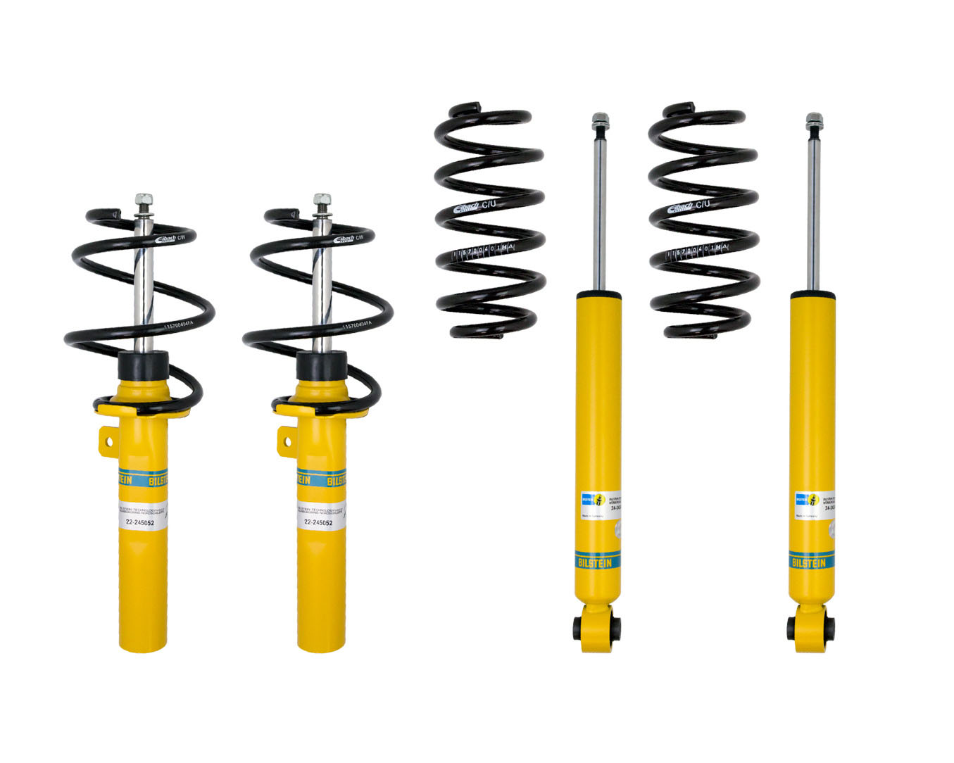 Bilstein 46-265029 | B12 (Pro-Kit) Suspension Kit Mini Cooper Front and Rear; 2015-2017