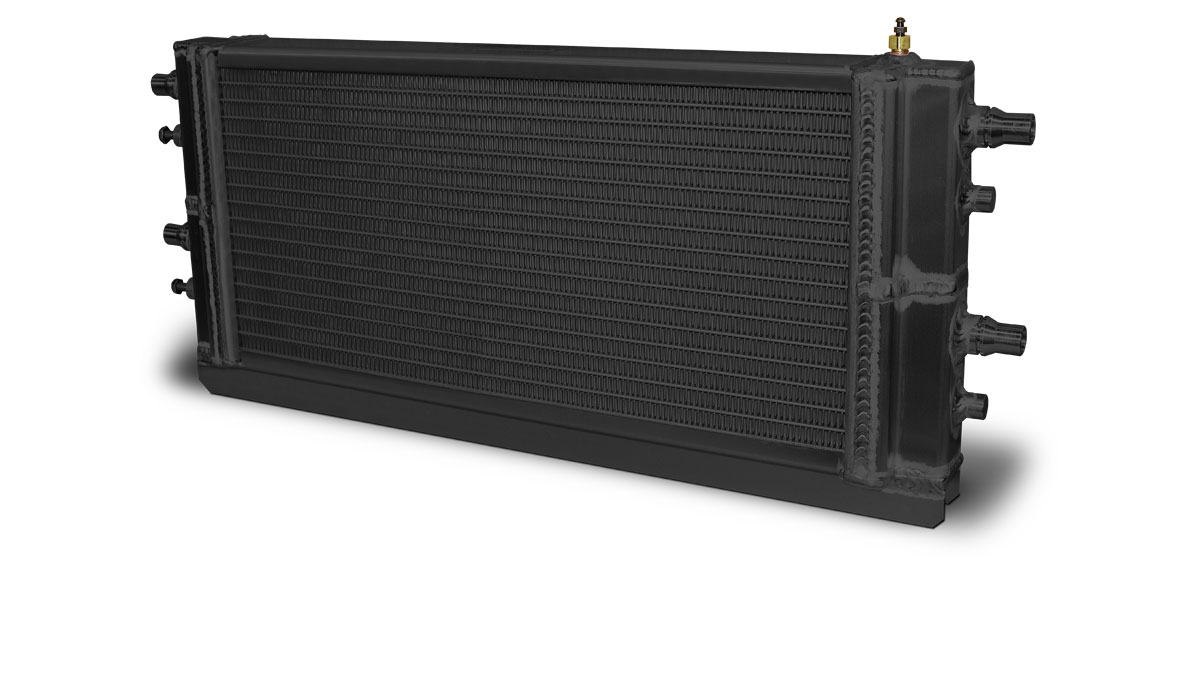 AFCO 80294NDPB | Supercharger Heat Exchanger for Corvette Z06 in Black; 2014-2018