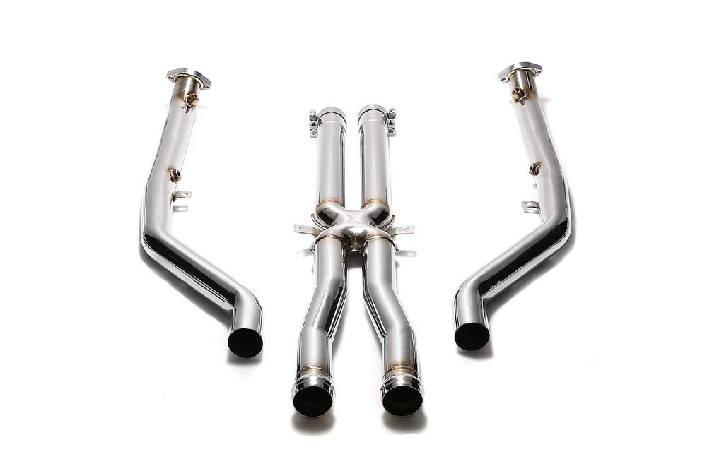 Armytrix BME9M-DD | ARMYTRIX High-Flow Performance Race Front Pipe / X-Pipe BMW M3 E90; 2008-2013