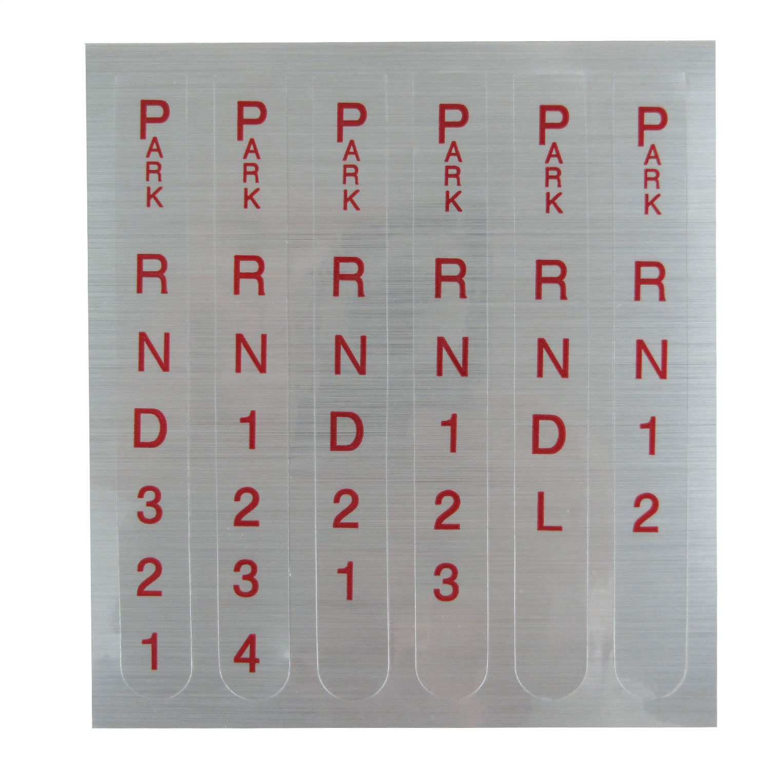 B&M 80848 | B&M 80848 Automatic Transmission Shift Indicator Window or Decal Reverse Pattern