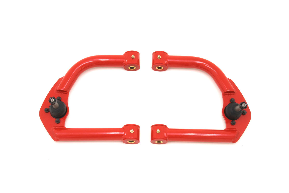 BMR Suspension AA001R | BMR non-adj Upper A-arm Camaro V8 / V6 Red; 1993-2002