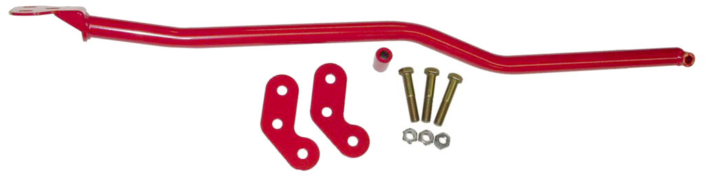 BMR Suspension PHR004R | BMR Camaro Upper Panhard Rod Relocation Kit Camaro Red; 1982-2002