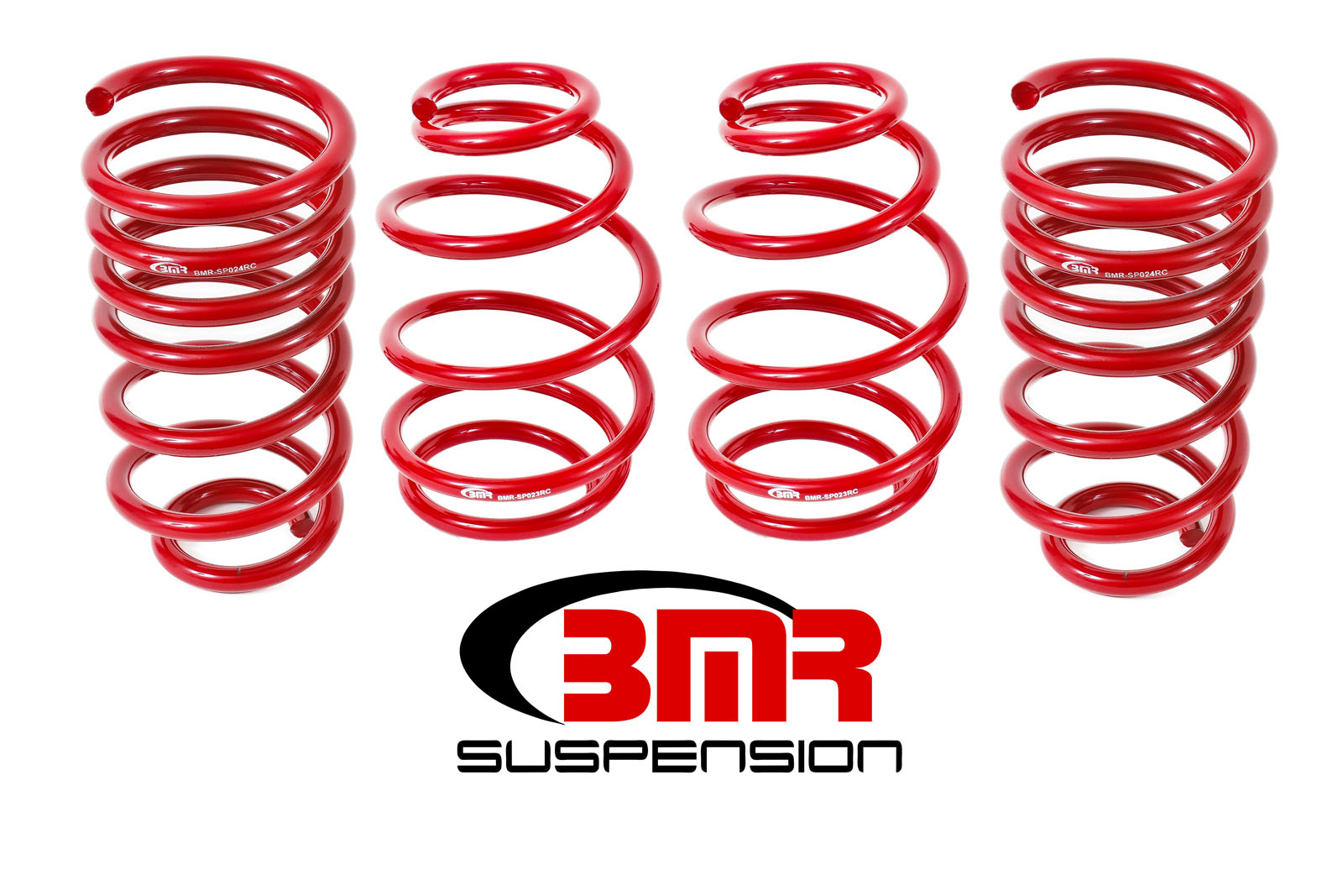 BMR Suspension sp022r | BMR 10-15 5th Gen Camaro V8 Lowering Spring Kit (Set Of 4) - Red; 2010-2015