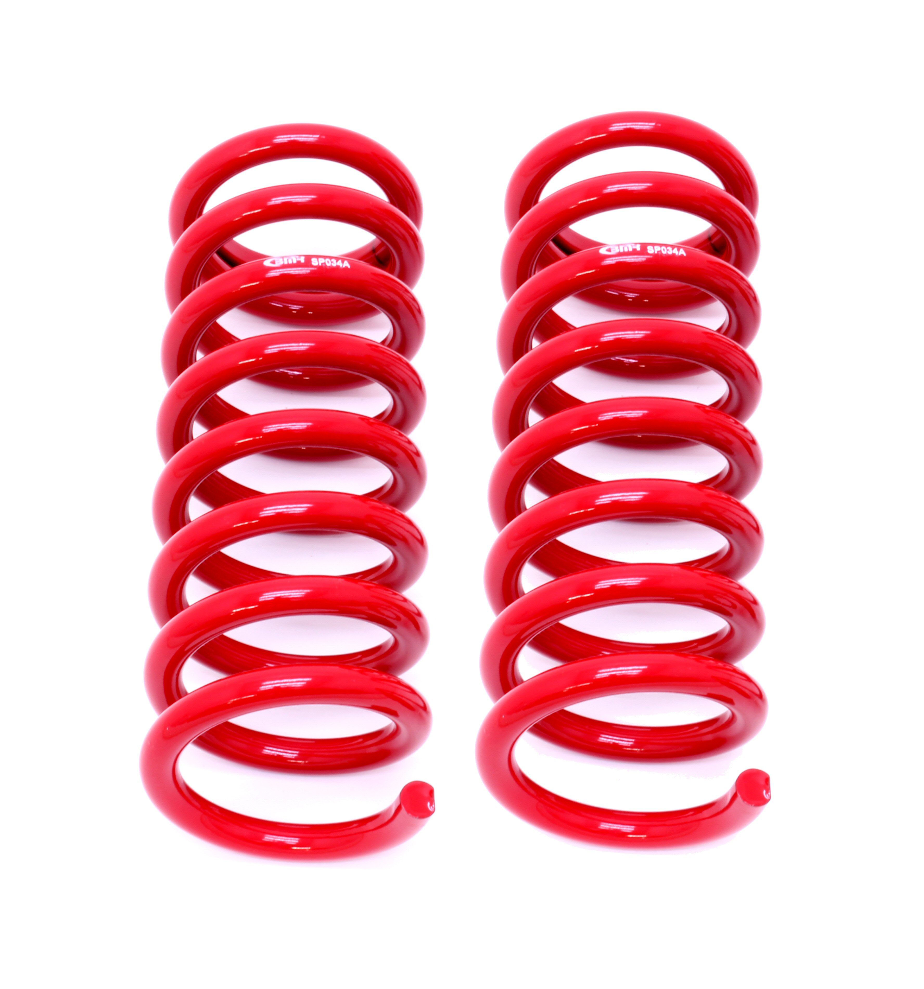 BMR Suspension sp034r | BMR 64-72 A-Body Front Lowering Springs - Red; 1964-1972