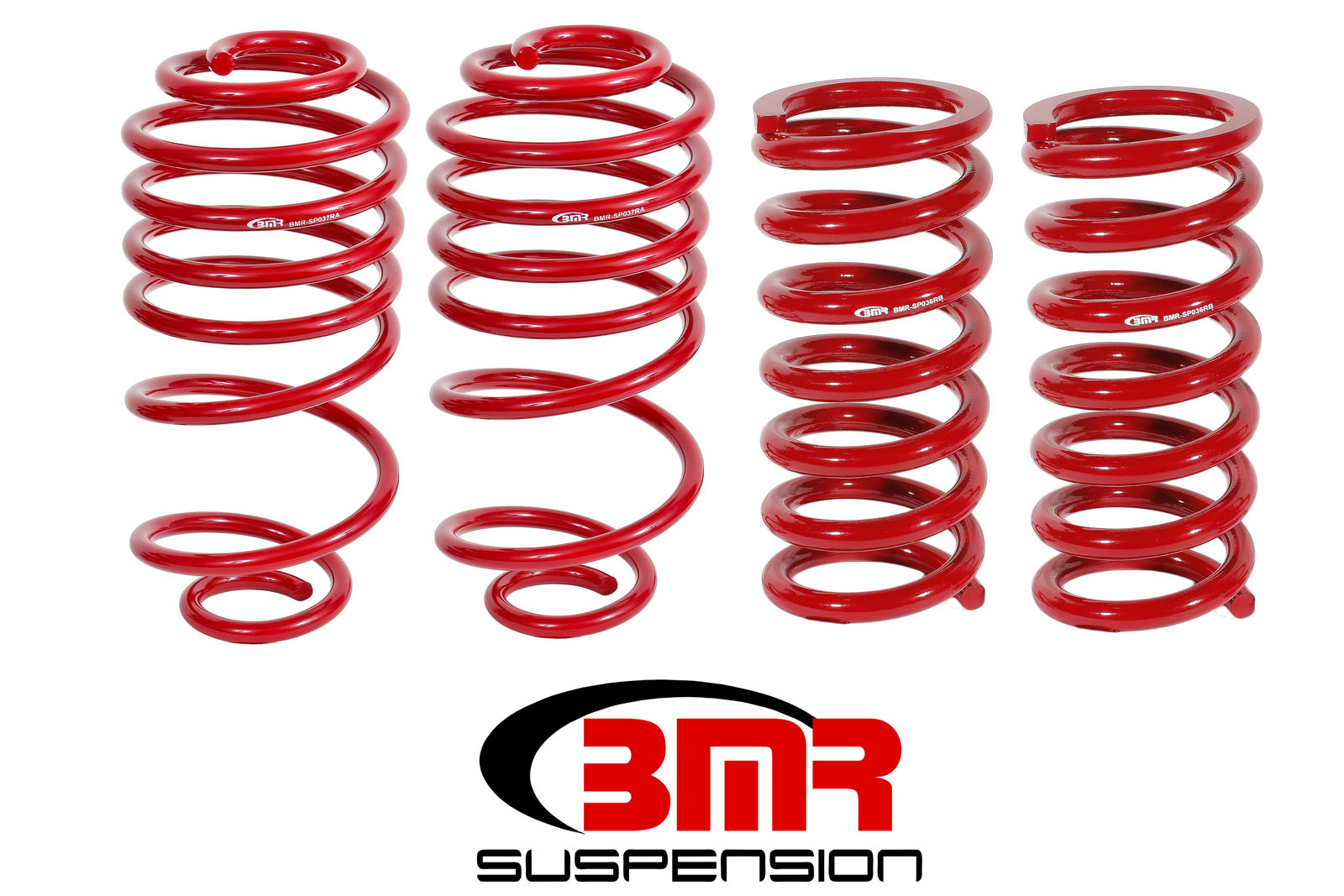 BMR Suspension sp035r | BMR 78-87 G-Body Lowering Spring Kit (Set Of 4) - Red; 1978-1987