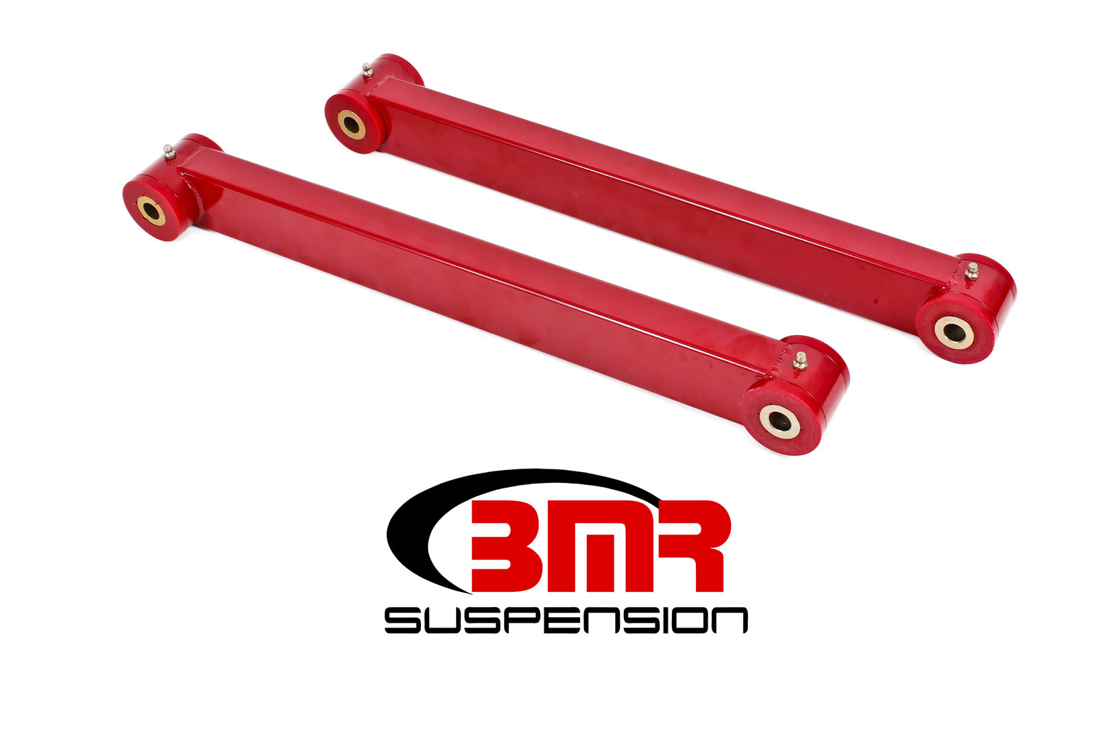 BMR Suspension TCA019R | BMR Tubular Control Arms w/ poly bushings Mustang V8/V6 Red; 2005-2011