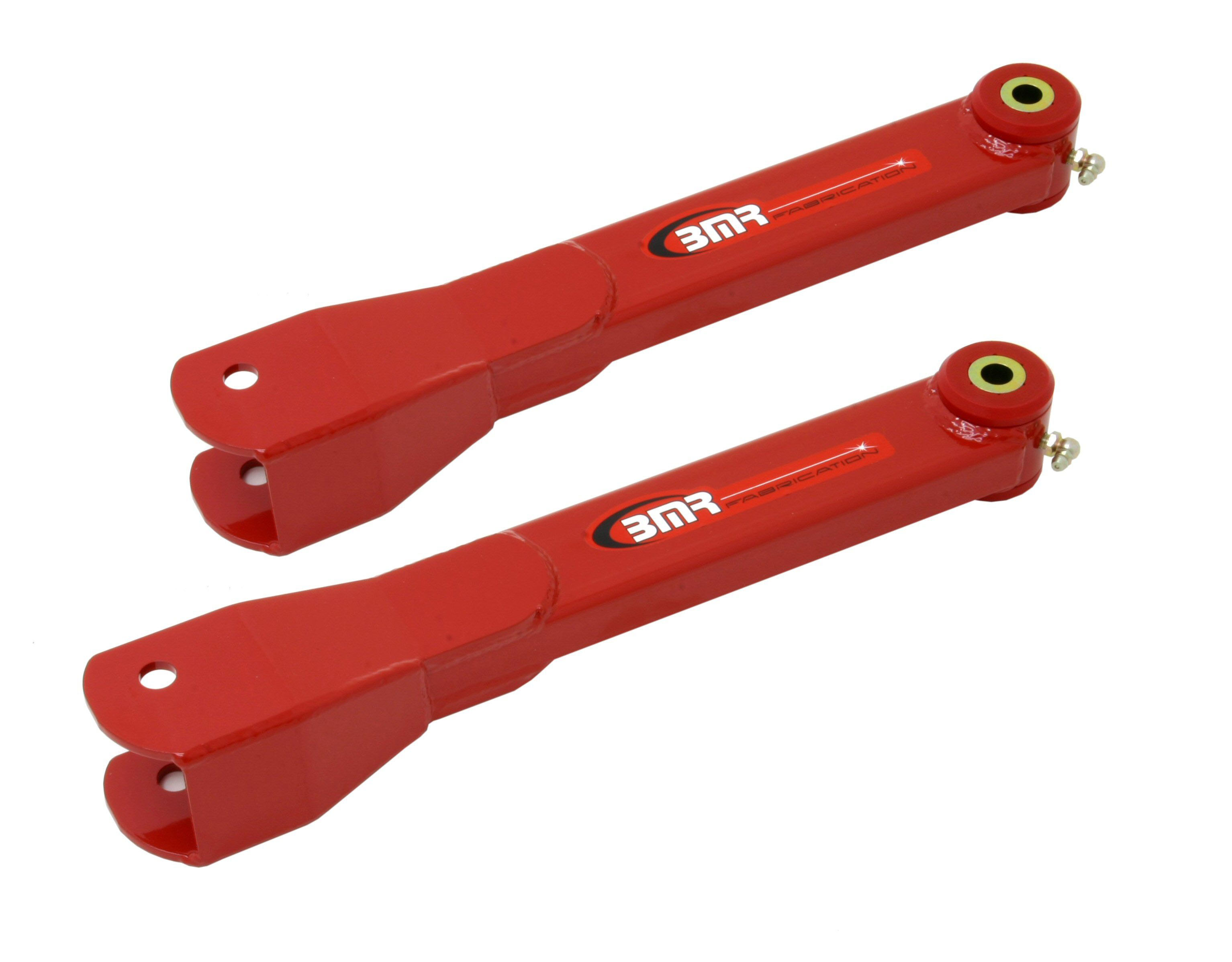 BMR Suspension TCA026R | BMR Camaro Rear Trailing Arms, pair Polyurethane Bushings Red; 2010-2015