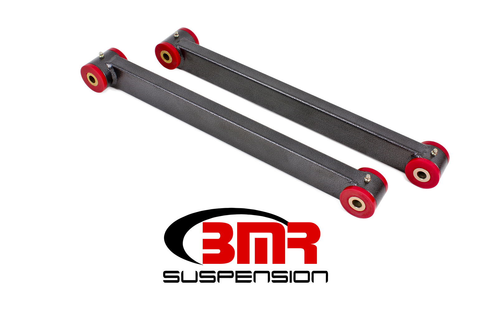 BMR Suspension tca032h | BMR 05-14 S197 Mustang Non-Adj. Boxed Lower Control Arms (Polyurethane) - Black Hammertone; 2005-2014