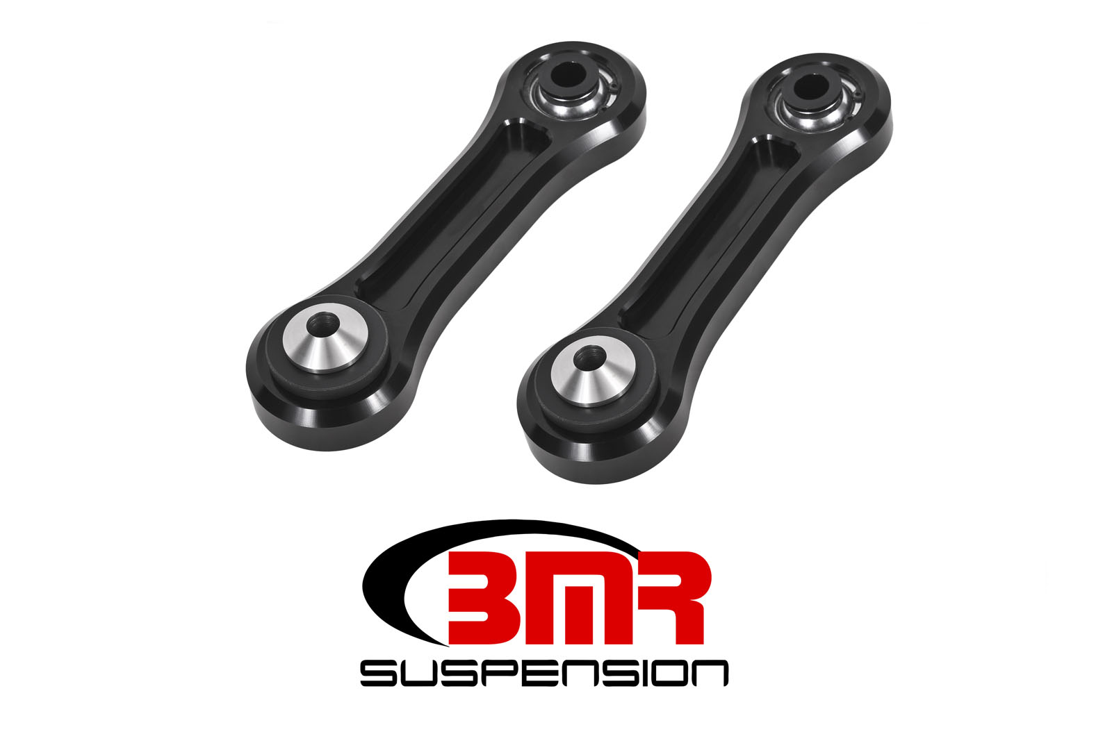 BMR Suspension tca046 | BMR 15-17 S550 Mustang Rear Lower Control Arms Vertical Link (Delrin/Bearing) - Black; 2015-2017