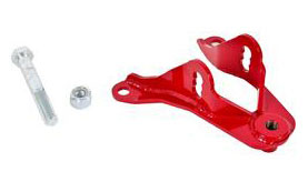 BMR Suspension UCM002R | BMR Upper Control Arm Mount Mustang V8 Red; 2011-2014