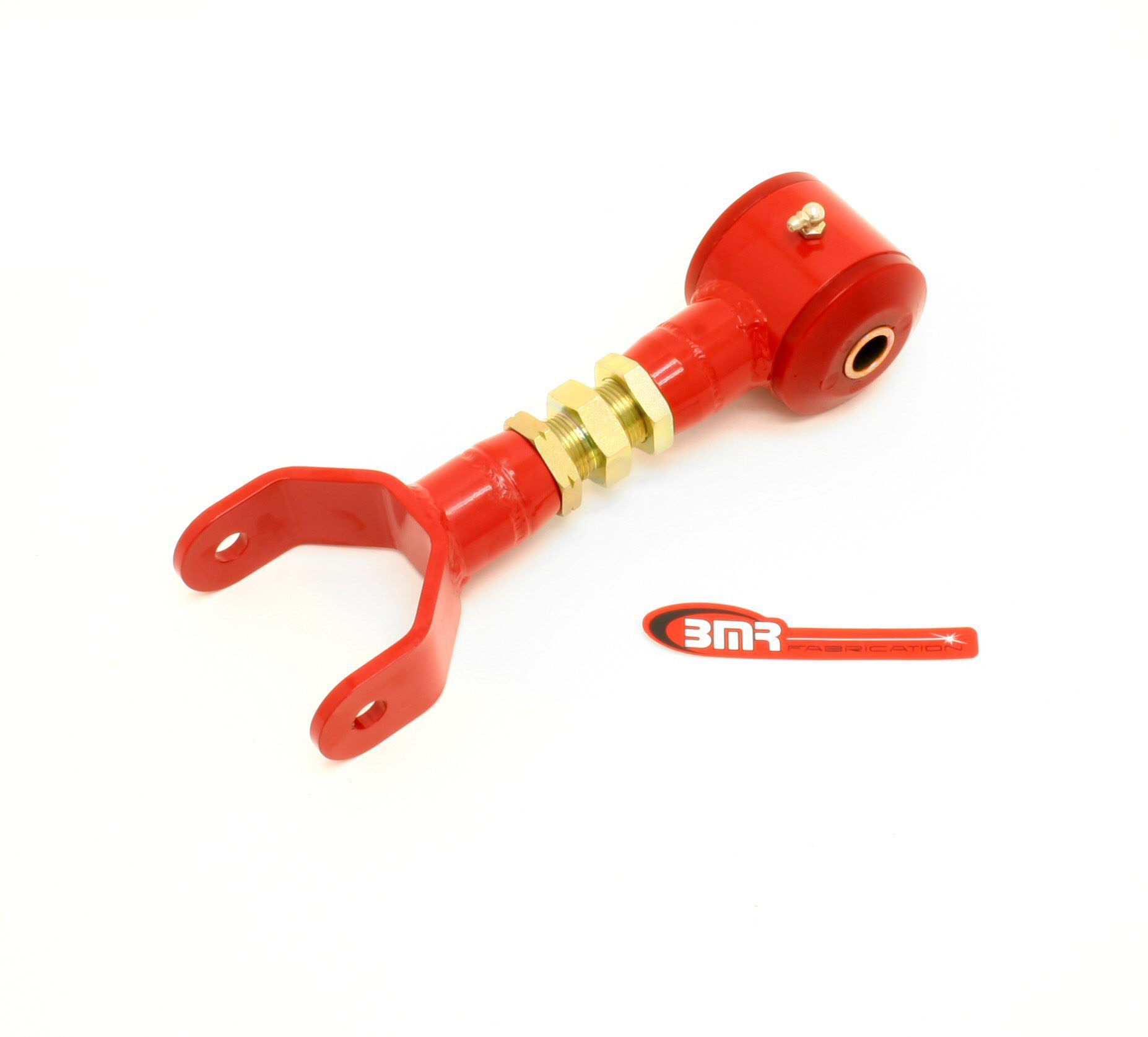 BMR Suspension UTCA032R | BMR Tubular Adjustable Upper Control Arm w/poly bushing Mustang V8 Red; 2011-2011