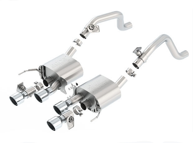 Borla 11856 | Corvette C7 Stingray Exhaust Axle Back ATAK w/NPP dual mode exhaust; 2014-2019