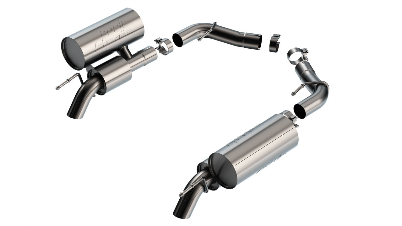 Borla 11990 | BORLA 23- Grand Wagoneer 6.4L Axle Back Exhaust; 2023-2024