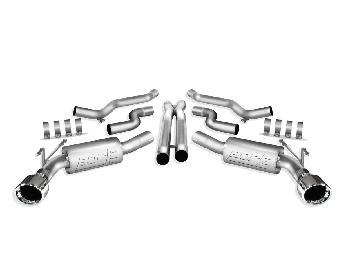 Borla 140280 | Camaro V8 Exhaust System with X pipe - Sport; 2010-2013