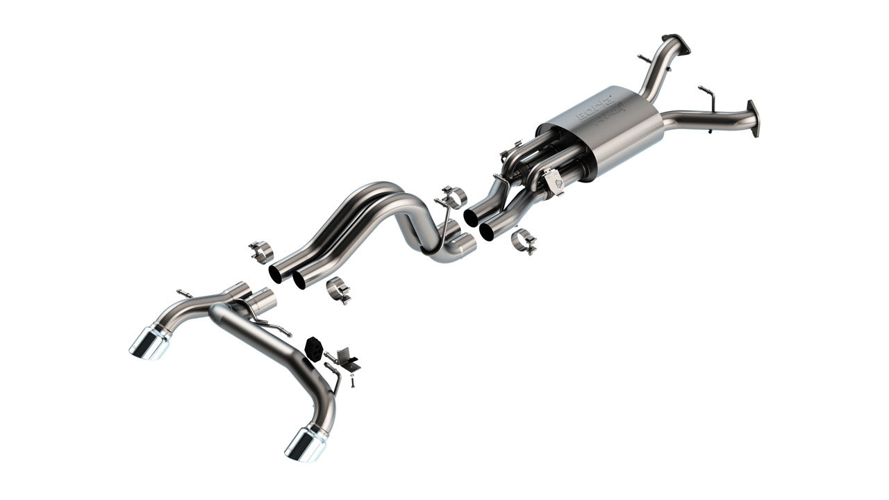 Borla 140934 | BORLA 22- Ford Bronco 3.0L Cat Back Exhaust Kit; 2022-2024