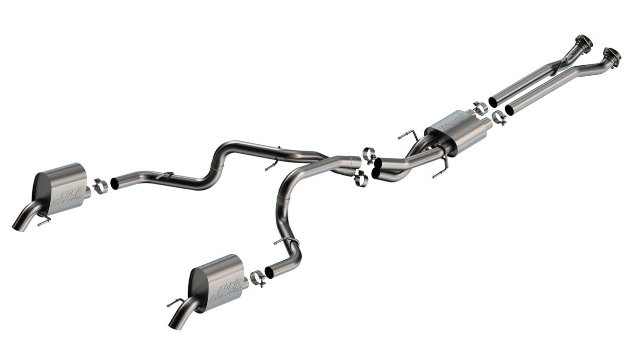 Borla 140976 | BORLA 23- Grand Wagoneer 3.0L Cat Back Exhaust; 2023-2024