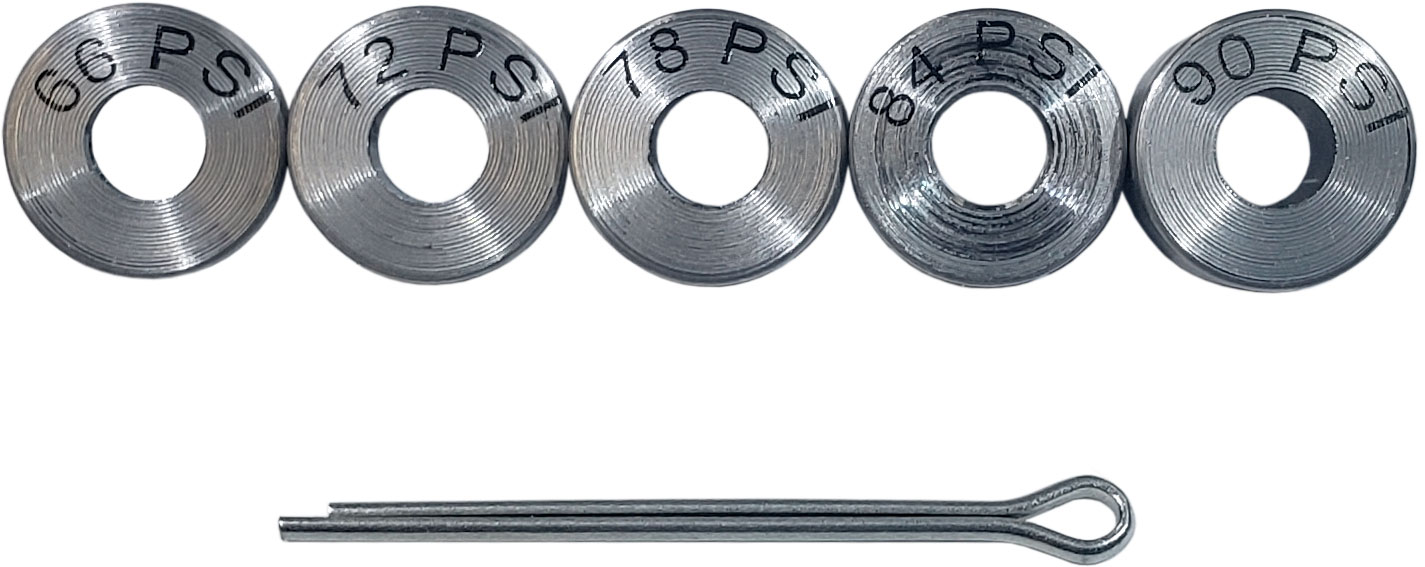 Boundary BP-SH-K | Ford/Mazda BP (All Types) I4 Shim Kit (7/14/21/28/35 PSI) w/Retaining Pin; 1990-2005