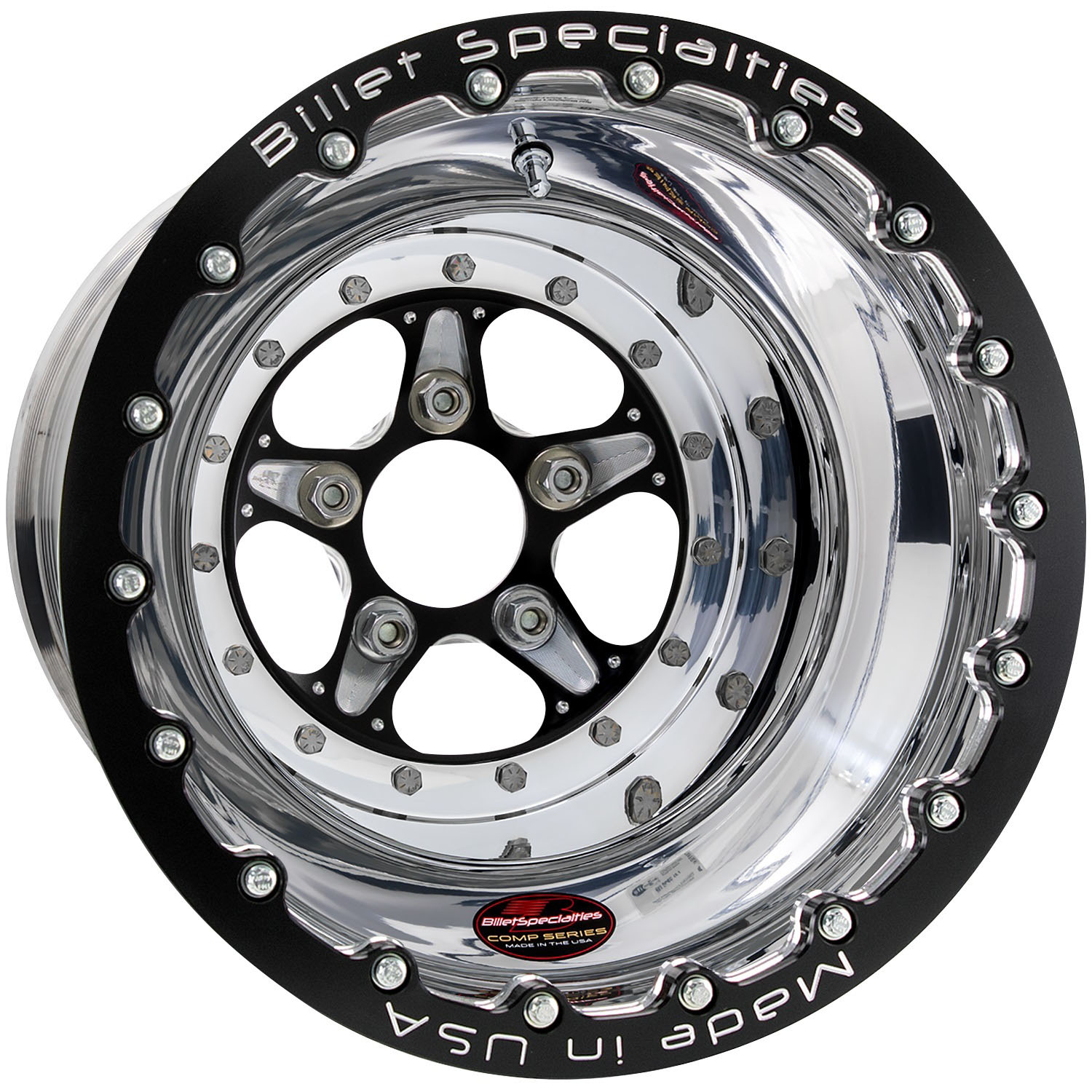 Billet Specialties bcsbl035106545 | BILLET SPECIALTIES COMP 5 Wheel SBL 15x10 4.5in Backspace