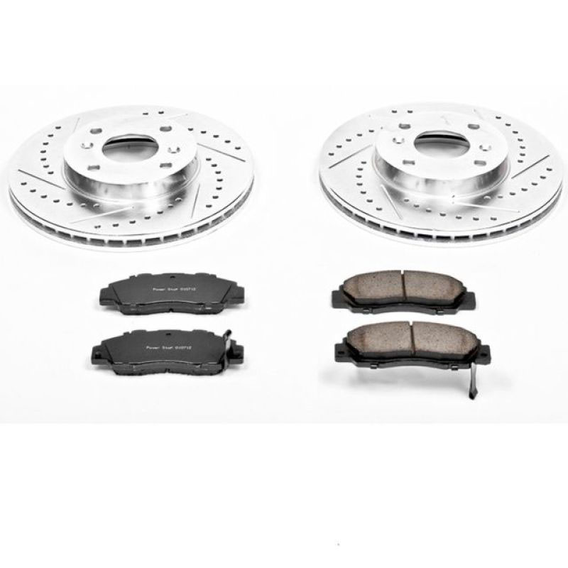 PowerStop k1237 | Power Stop 98-99 Acura CL Front Z23 Evolution Sport Brake Kit; 1998-1999