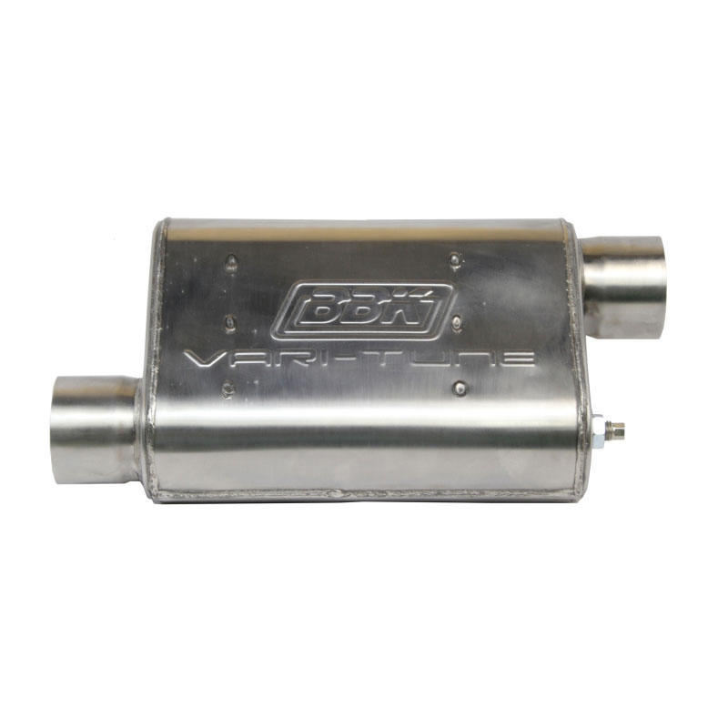 BBK 31025 | VariTune Adjustable Performance Muffler 2-3/4 Offset/Offset Stainless Steel