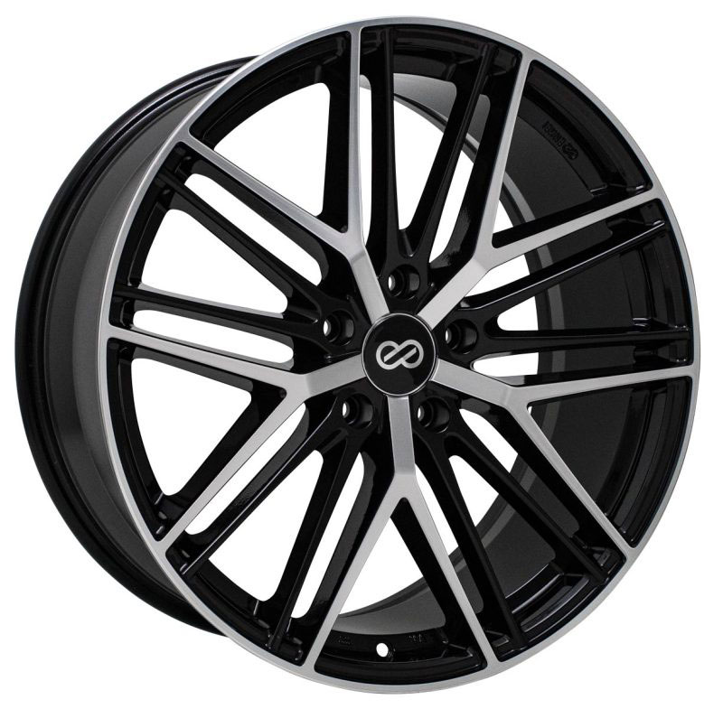 Enkei 518-880-3140bkm | Phantom 18x8 5x108 40mm Offset 72.6mm Bore Black Machine Wheel