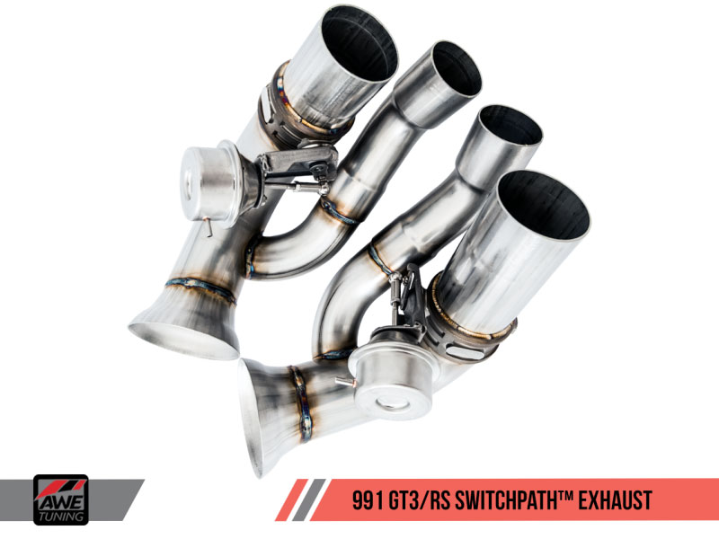 AWE Tuning 3825-11014 | AWE Tuning Porsche 991 GT3 / RS SwitchPath Conversion Kit (Requires AWE Tuning Center Muffler)