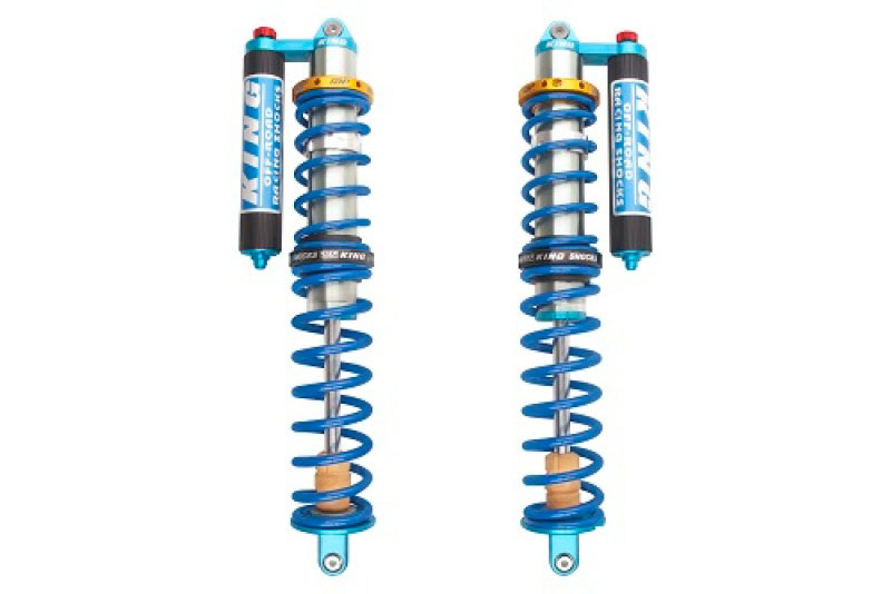 King Shocks 33700-328a | 18+ RZR-XP Turbo S 3.0 Rear Internal Bypass Piggyback Coilover w/ Finned Res & Adjuster; 2018-2022