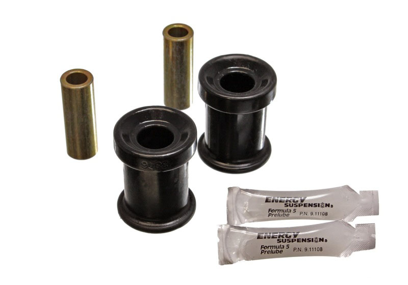 Energy Suspension 15.3116g | 79-84 VW Rabbit / 83-87 Scirocco Black Rear Lower and Upper Control Arm Bushing Se; 1979-1984