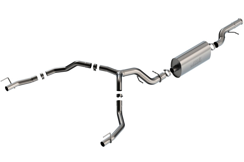 Borla 140889 | 21-22 Cadillac Escalade 6.2L V8 2/4WD 4DR Touring Cat-Back Exhaust w/ Factory Bezel Tips; 2021-2022