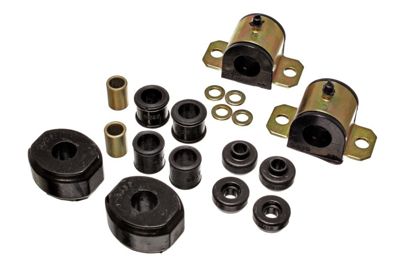 Energy Suspension 5.5140g | 72-93 Dodge D100/200/300/Ramcharger 2WD Black 15/16in Front Sway Bar Bushings; 1972-1993