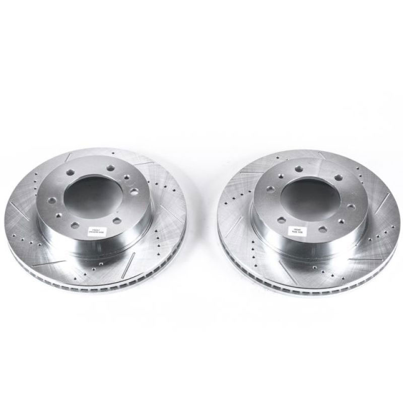 PowerStop ar8769xpr | Power Stop 06-10 Hummer H3 Front Evolution Drilled & Slotted Rotors - Pair; 2006-2010