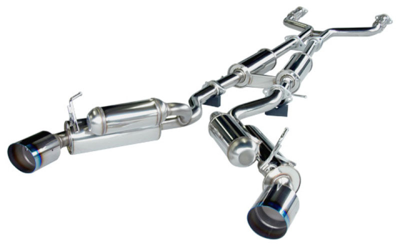 HKS 32009-bn003 | 08 Infiniti G37 Coupe Dual Hi-Power Titanium Tip Catback Exhaust; 2008-2015