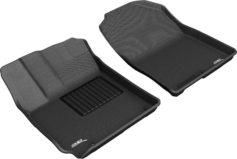 3D Maxpider l1hy09211509 | 3D MAXpider 2018-2020 Hyundai Kona Kagu 1st Row Floormat - Black; 2018-2022