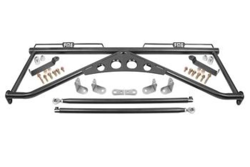 BMR Suspension hb760h | BMR 15-20 Ford Mustang Harness Bar - Black Hammertone; 2015-2020