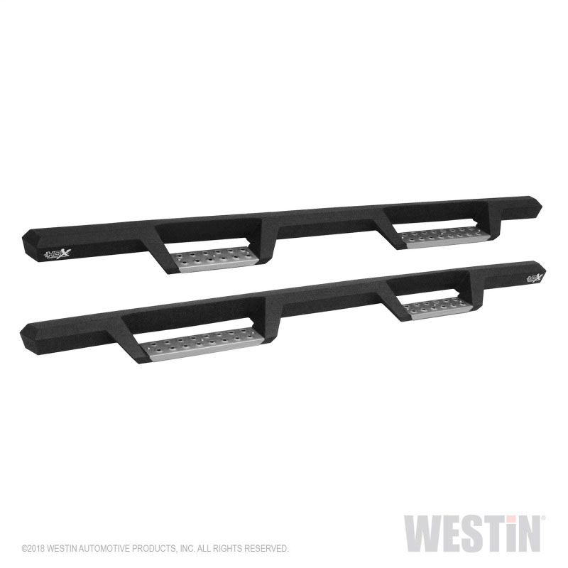 Westin 56-140052 | /HDX 15-21 Chevrolet/GMC Colorado/Canyon Ext. Cab HDX SS Drop Nerf Step Bars - Textured Black; 2015-2021