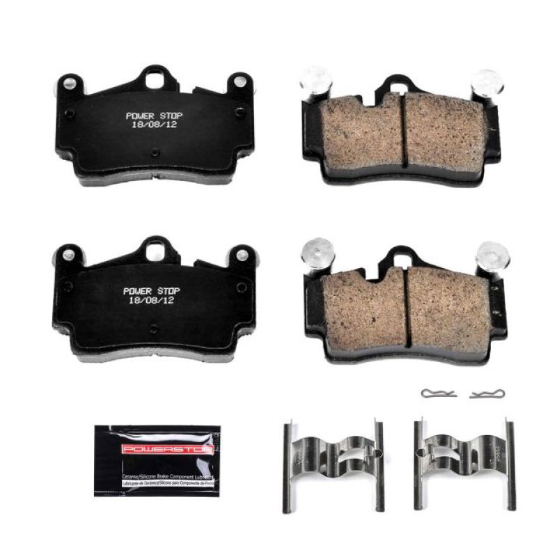 PowerStop z23-978 | Power Stop 07-15 Audi Q7 Rear Z23 Evolution Sport Brake Pads w/Hardware; 2007-2015